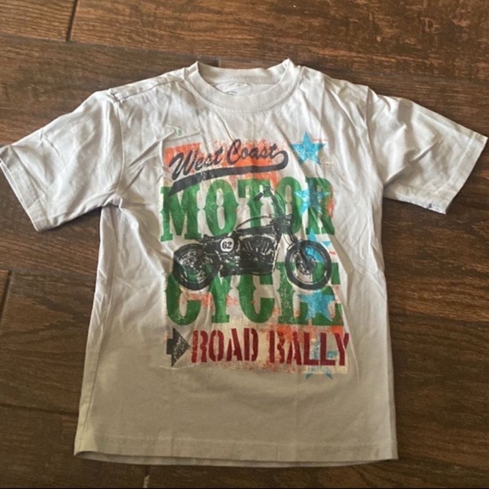 10/$50 Faded Glory Motorcycle Graphic Tee Size M (8)